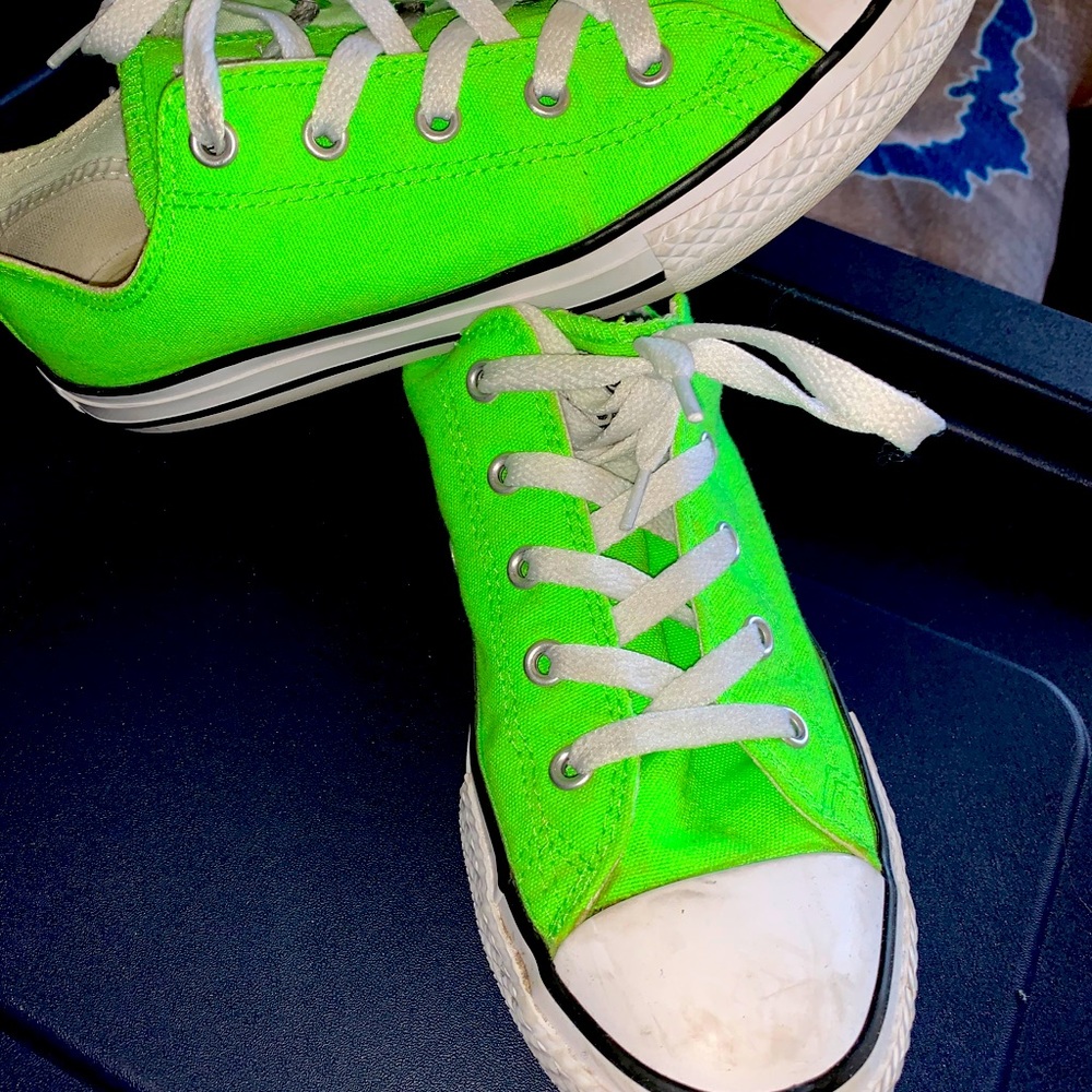 Bright Green Converse
